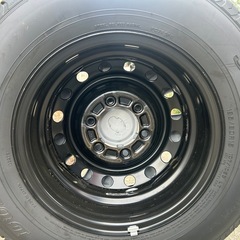 【新品未使用】ハイエース ダークプライムII 純正タイヤ4本セットの画像