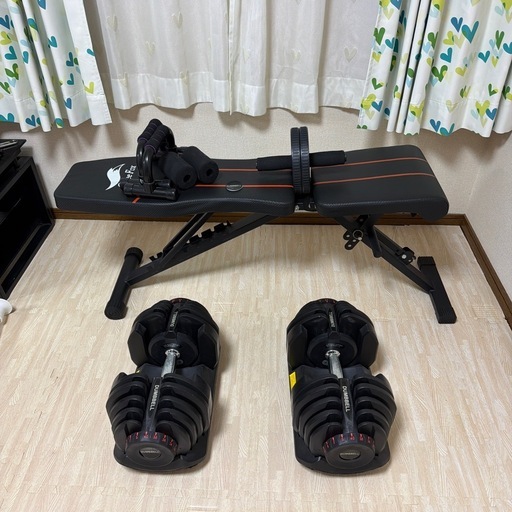 可変式ダンベル40kgベンチセット