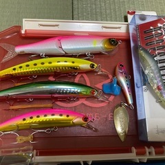 新品未使用　シーバス•ヒラメ用ルアー　ケース付の画像