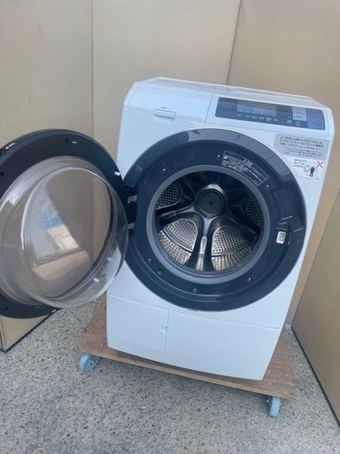 【ドラム式洗濯機】日立 風アイロン 10kg/6kg ドラム式洗濯乾燥機 BD-SG100BL