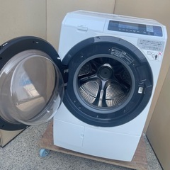 【ドラム式洗濯機】日立 風アイロン 10kg/6kg ドラム式洗濯乾燥機 BD-SG100BLの画像