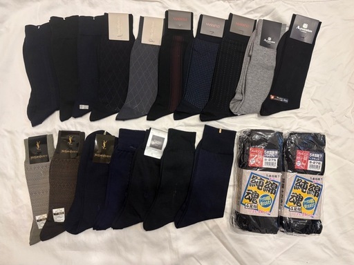 未使用　ダンヒル、イヴ・サンローラン、Dior、ジバンシーなど靴下セット