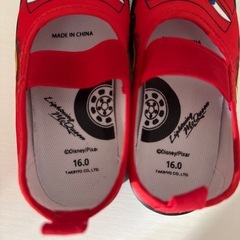 カーズ上履き16センチ⭐︎未使用⭐︎の画像