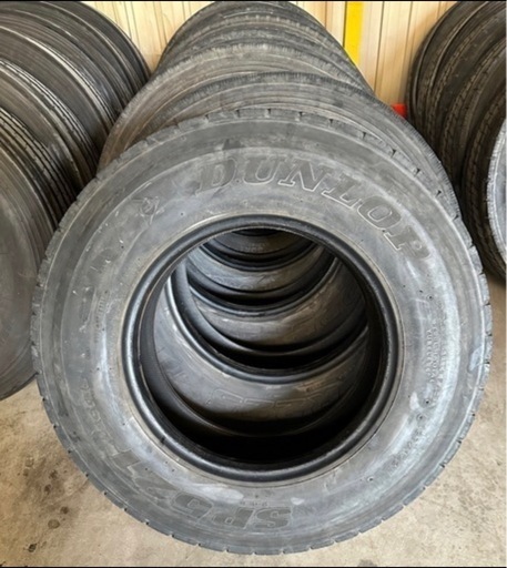 ダンロップ◆SP521225/80R17.5◆夏用4本◆2014年