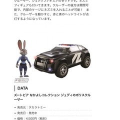 ディズニー　ズートピア　フィギュア　おもちゃ　セットの画像