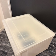 ニトリ透明収納ボックス
40cm *65cm*18cmの画像