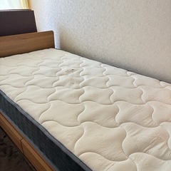 【0円/本日引取歓迎】Inofia シングルマットレス（高密度ポケットコイル）の画像