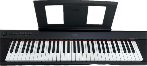 手渡限定　ヤマハ YAMAHA 電子キーボード piaggero ブラック NP-12B