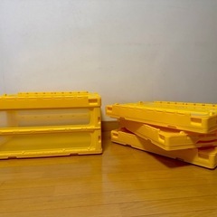 【綺麗です】折り畳みのできるコンテナの画像