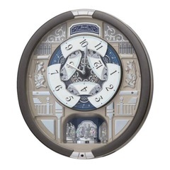 セイコーからくり時計 (ウェーブシンフォニー) 濃グレーメタリック　RE603Nの画像