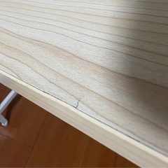 折りたたみテーブル　2口コンセント付きの画像