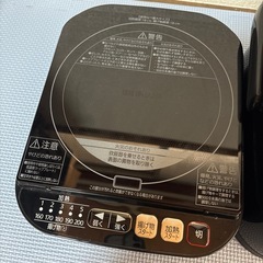 アイリスオーヤマ IHジャー炊飯器 3合炊き 2017年製の画像