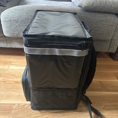 【取引中】48L デリバリーバッグ＋ヘルメット 配達用セット Uber 出前館の画像
