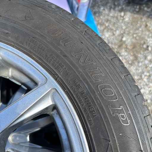 ダンロップ　155／65R／13軽自動車タ　アルミホイールタイヤ4本セット