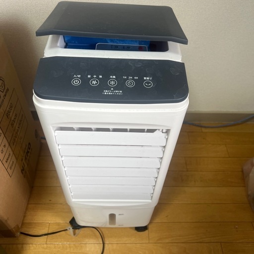 冷蔵庫、電子レンジ、洗濯機、冷風機