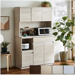 美品！！120センチ幅の食器棚の画像