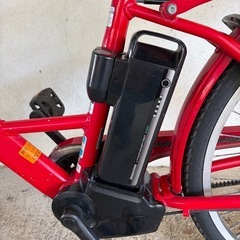 電動自転車★ブリヂストン★赤2022年購入の画像