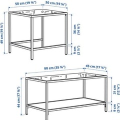 【IKEA】ネストテーブルホワイトの画像