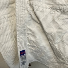 学校体育のみ使用　柔道着と帯の画像