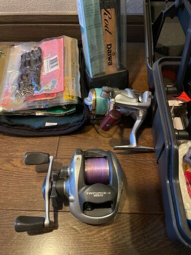 バス釣り用セット、海釣りタックル