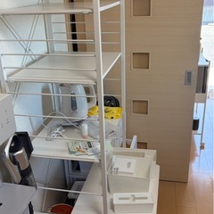 棚　ラック　白　　オシャレの画像