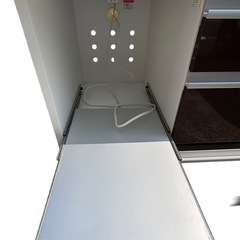 【特価】食器棚 キッチンボード アート50 K-900HOP ブラウンの画像