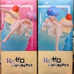 【ラウンドワン限定】 Re:ゼロ レム クリームソーダ フィギュア elcocoの画像
