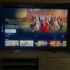 【美品】LG 55インチ　4kチューナー内蔵 HDR  倍速IPS液晶　Dolby Atmos の画像