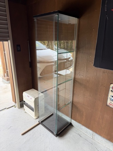値下げしました！前面開き戸ショーケース      ガラスケース コレクションケース等