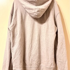 GUESS ロゴパーカー L グレー ビッグロゴの画像