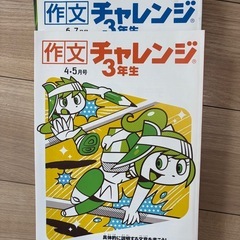 チャレンジ　作文　カガク　3年生の画像
