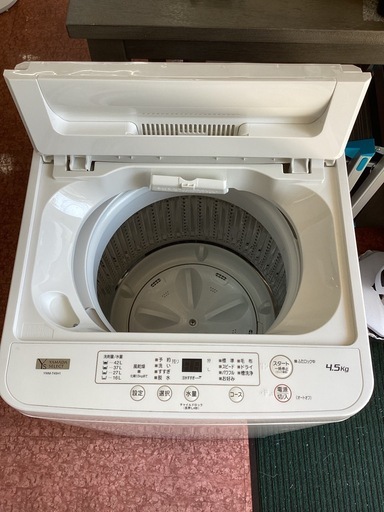 洗濯機　4.5kg 2021年製　YAMADA SELECT(税込み)