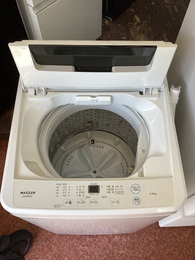 洗濯機　5.0kg 2024年製　MAXZEN(税込み)