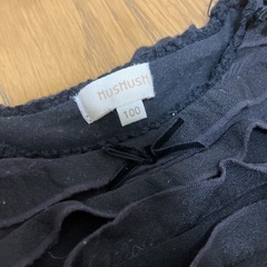 サイズ100 黒いワンピース　ブラックの画像