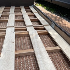 ダブルベッド　ローフレームの画像