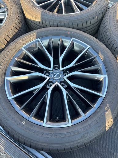 ③/4 235/50R20 LEXUS NX純正 ブリヂストン 3000km タイヤホイール