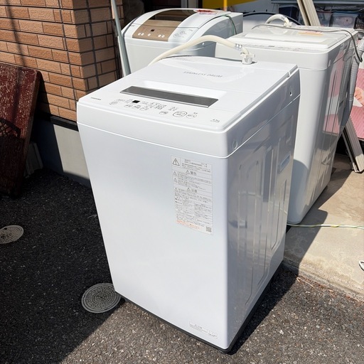 TOSHIBA 洗濯機 4.5kg AW-45M9 2021年製 (錬金堂我孫子天王台店 