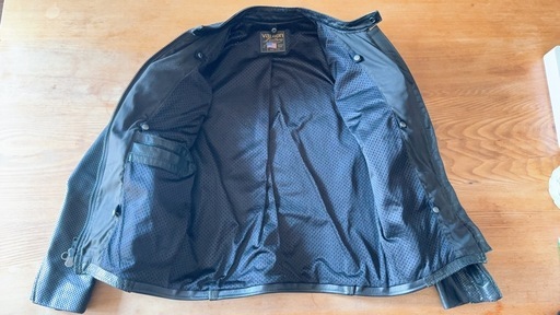 vanson パンチングレザー　シングルライダース　ワンスター
