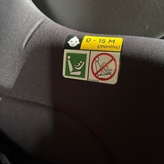 【美品】チャイルドシート　JOIE ブラックの画像