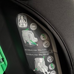 【美品】チャイルドシート　JOIE ブラックの画像