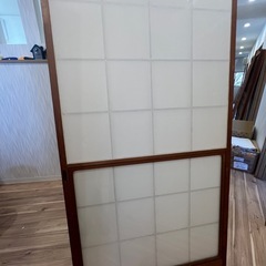 雪見障子 引き戸 6枚組 古民家 和室建具 DIY リフォーム レトロ ガラス の画像