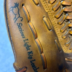 決定【希少】ミズノプロ 硬式用 内野手グラブ 最高級キップレザー使用　良型の画像