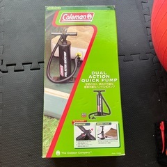 バランスボール＋Coleman空気入れ＋トレーニング手袋（まとめ売り）の画像