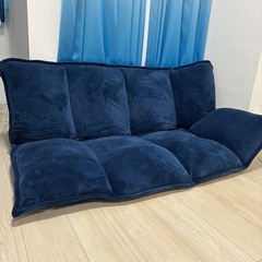 二人掛け折りたたみソファの画像