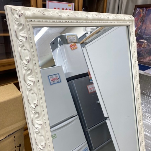 ?中古家具は朝霞市の当店へ‼️姿見鏡ミラーおしゃれ白ホワイト朝霞市 