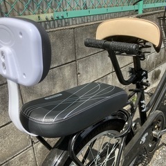自転車後部座席の画像