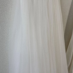 ドレス　前撮り　チュール　パール　ウエディングドレス
の画像