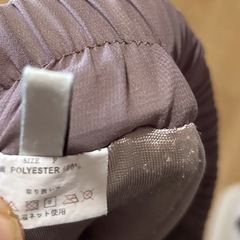 プリーツワイドパンツフリーサイズの画像