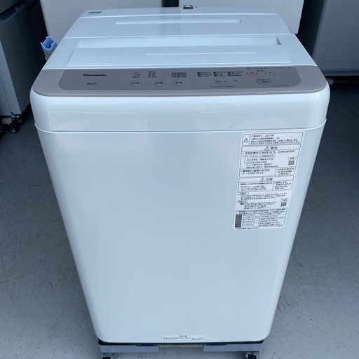 洗濯機　Panasonic NA-F60B14 2021年製　小倉北区