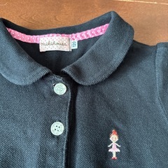 ミキハウス　リーナちゃん　フリルポロシャツ　120cmの画像